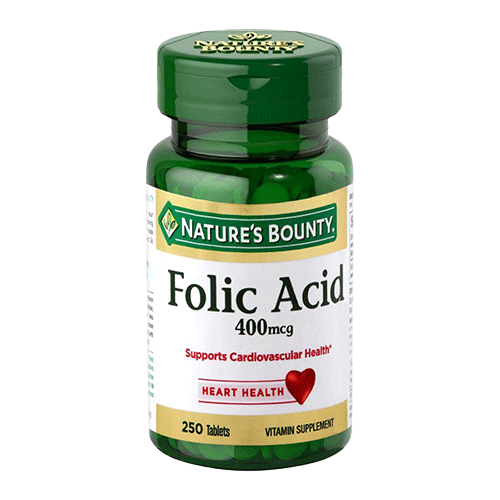 FOLIC ACID 400MCG (250 TABLETS)