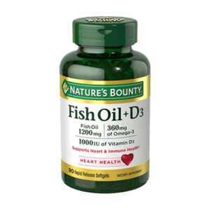 FISH OIL 1200MG PLUS VIT D3 1000IU (90 SOFTGELS)