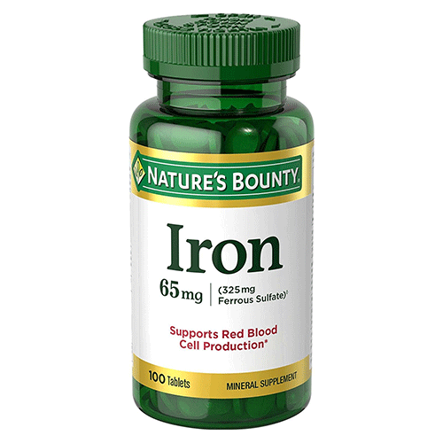 NB IRON 65MG (100 TABLETS)