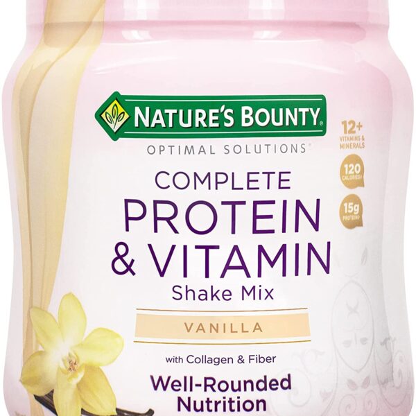 Nature's Bounty Pakistan O/S Complete Protein Shake Vanilla 16oz For Overall Health