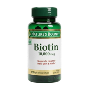 NATURES BOUNTY BIOTIN 10,000MCG 120 SOFTGELS