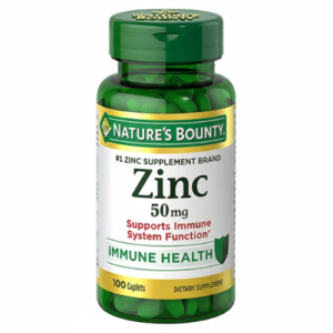 NATURES BOUNTY ZINC 50MG 100 CAPLETS