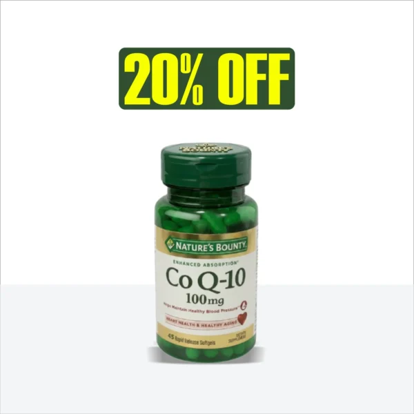 Nature's Bounty Co Q10 100mg – Heart Health & Cellular Energy | Pakistan