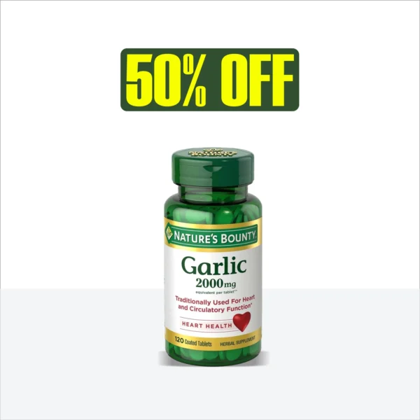 NATURE'S BOUNTY GARLIC 2000MG 120 COATED TABS