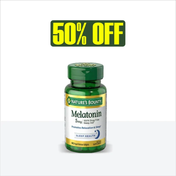 NATURE'S BOUNTY MELATONIN 05MG 90 CAPSULES
