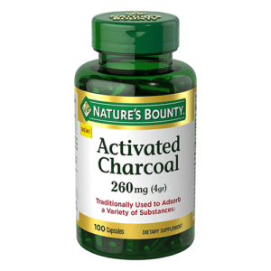 NB ACTIVATED CHARCOAL 260MG (100 CAPSULES)