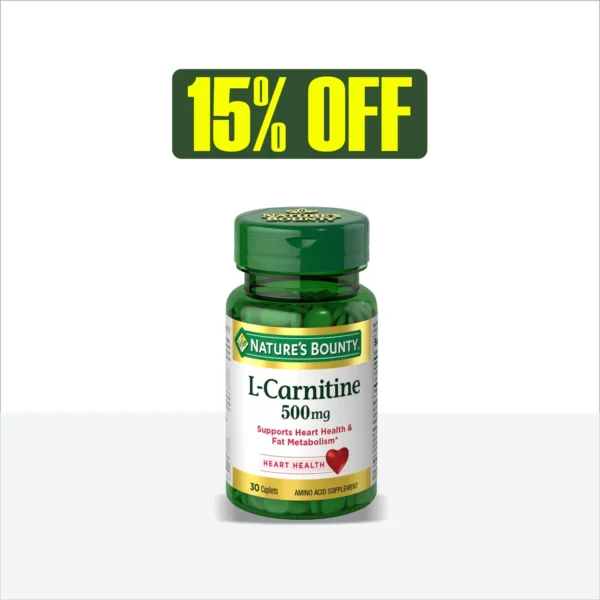 NATURE'S BOUNTY L-CARNITINE 500MG 30 CAPLETS
