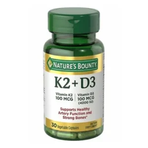 NB K2 + D3 Capsules 100 mcg, 30 Capsules
