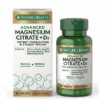 ADVANCED MAGNESIUM CITRATE WITH VITAMIN D3 | VITAMIN D3 6300 IU | MAGNESIUM 100 MG, 90 TABLETS