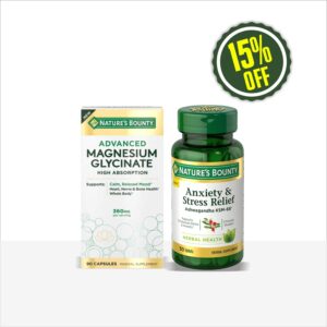 NB ANXIETY & STRESS RELIEF (50’S) & NB MAGNESIUM GLYCINATE (90’S)