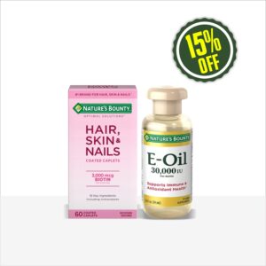 NB HAIR, SKIN AND NAILS (60’S) & NB VITAMIN E-OIL 30,000IU