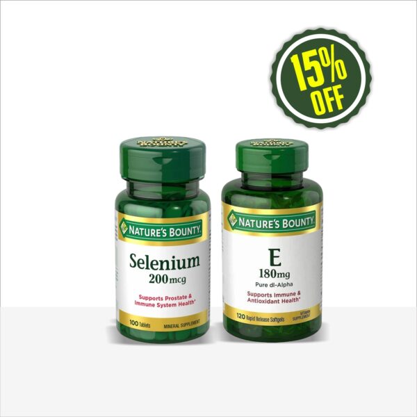 NB SELENIUM 200MCG (100’S) & NB E-180MG (120’S)