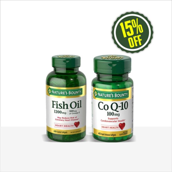 NB CO Q-10 100MG (45’S) & NB FISH OIL 1200MG (60’s)
