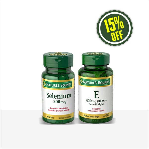 NB SELENIUM 200MCG (100’S) & NB E-1000IU (60’S)