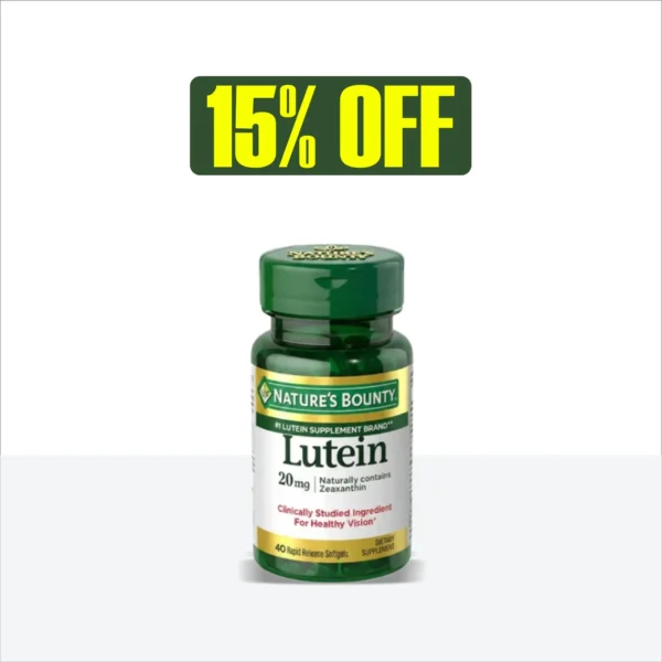 NATURE'S BOUNTY LUTEIN 20MG 40 SOFTGELS
