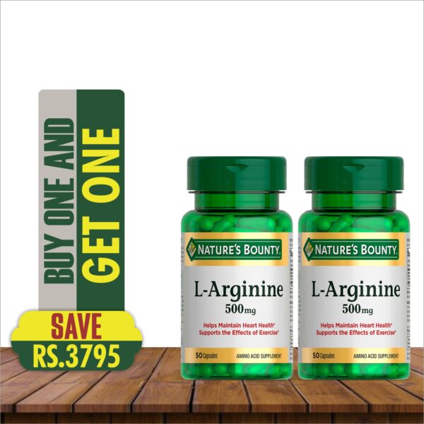 NATURE'S BOUNTY L-ARGININE 500MG