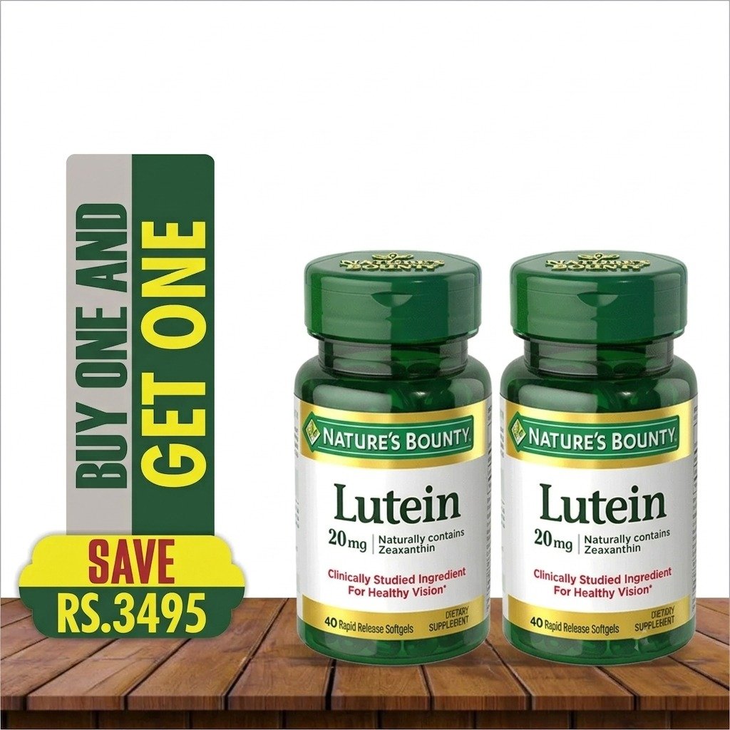 NATURE'S BOUNTY LUTEIN 20MG 40 SOFTGELS (BUY 1 GET 1 FREE)