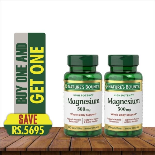 NATURE’S BOUNTY MAGNESIUM 500MG 100’S