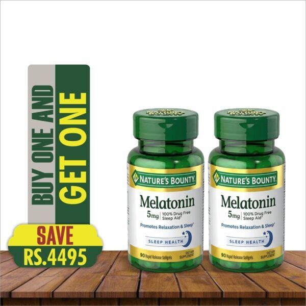 NATURE'S BOUNTY MELATONIN 05MG 90 CAPSULES